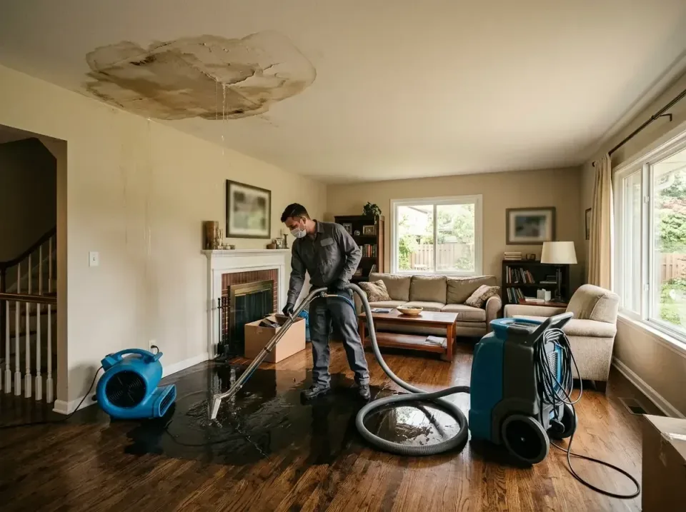 attic-pipe-burst-ceiling-drip-008 — frequently asked questions, Water Damage Restoration & Carpet Care in Danville, AR